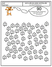 içinde 100 sayısı olanlar boya, 100 sayısı çalışma sayfası